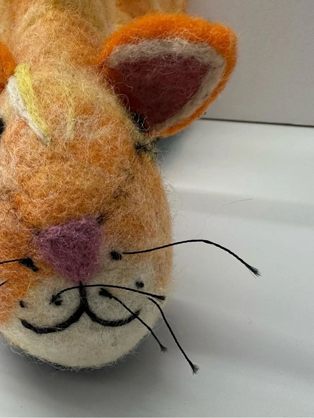 Sew Heart Ginger Cat Slippers made in England